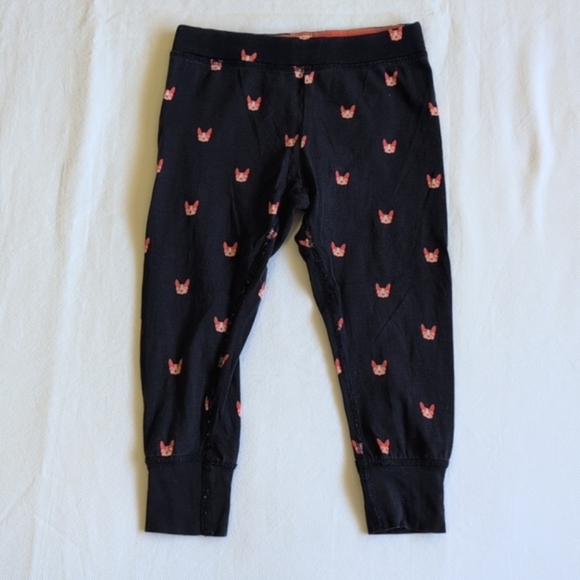 holly & whyte by lindex navy blue french bulldog matching outfit set 1.5-2 YRS - Picture 7 of 9